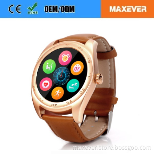 Leather/Steel Band MTK2502 Heartrate K89 Smart Watch